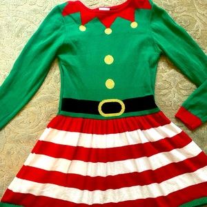 Elf dress so cute thin soft  sweater dress 7/8